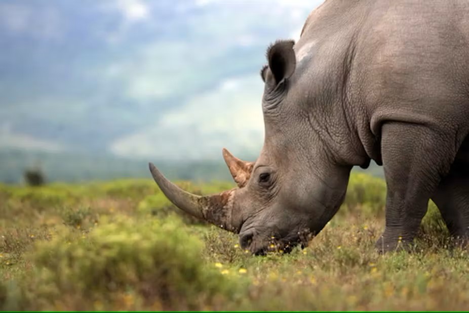 Southern Africa’s rhinos need new watering holes and patches of tree cover before 2085. Jonathan Pledger/ Shutterstock